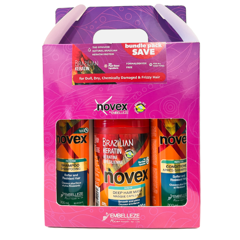 Novex Brazilian Keratin Bundle Pack